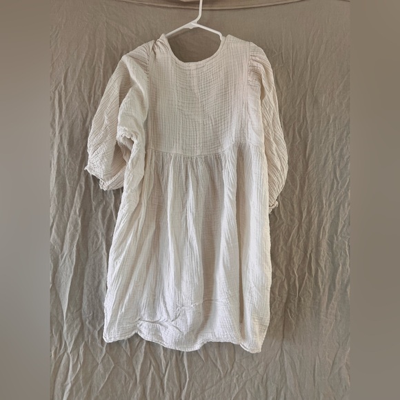 Kyra Mini Dress ~ White Gauze - Picture 4 of 6